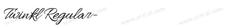 Twinkl Regular字体转换
